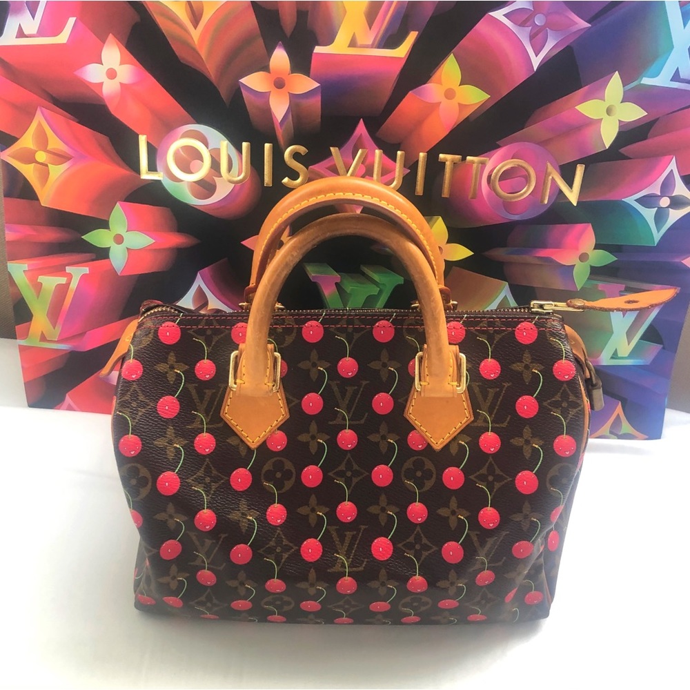 SOLD Louis Vuitton Murakami Cerises Cherry Speedy 25